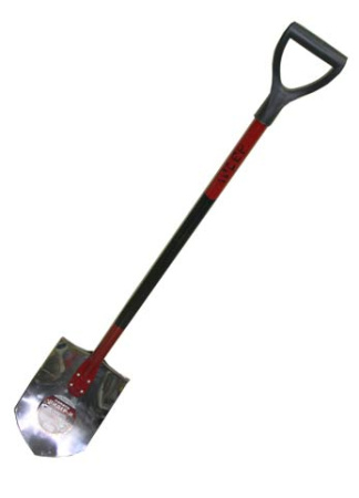 Лопата садовая Лидер-ШН (нерж.) с металлизир. черен. 1200 мм и Y ручкой Павлово
