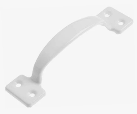 Ручка-скоба РС-70 полимер белый. Кунгур