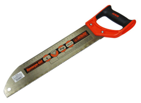 Ножовка по дереву "Премиум" 400 мм шаг 4,5 мм, универсал. самозат. зуб (4/6) [Дельта]