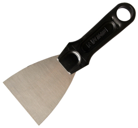 Шпатель стальной ШП- 75 мм "МИНИ" с пласт. ручкой 