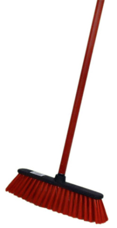 Щетка д/подметания "Экономик" с черенком [YORK]