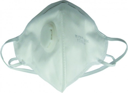 Маска для защиты от мелкой пыли с клапаном 2шт.