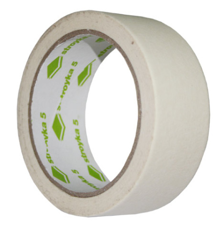 Скотч  малярный  50ммх 130 мкм  х 50м  (крепп) (Р)