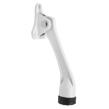 Упор дверной - козья ножка (d-18мм, 300мм) белый