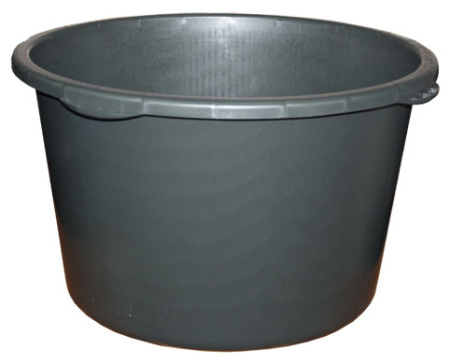 Таз пласт.  90л строительный  круглый 