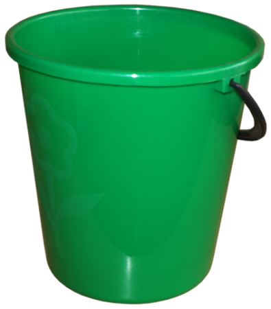 Ведро пласт. 15 л  б/крышки пищ. "Ромашка"
