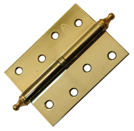 Петля  ПН  LOID 100х70х2.5  прав. с колпачком (золото)