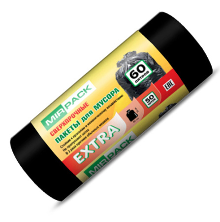 Мешок д/мусора 60 л ПНД, в рулоне 50 шт.