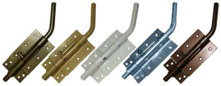 Засов гаражный ЗГ-100 (бронза-антик)  (Домарт)