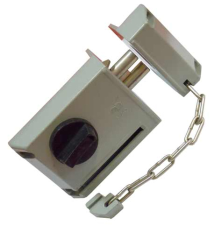 Замок накладной 3НД-1А-К с цепью  (Рязань)