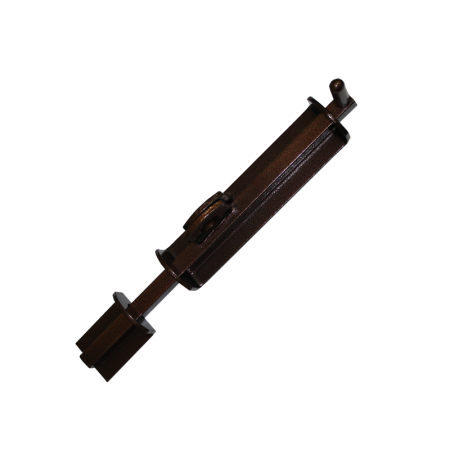 Задвижка гаражная 200мм. разборн. квадр ригель  медь антик. №10-200( Ж0001)