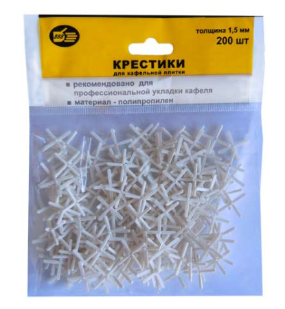 Крестик д/кафеля пластм. 2.5 мм (200 шт) [888]